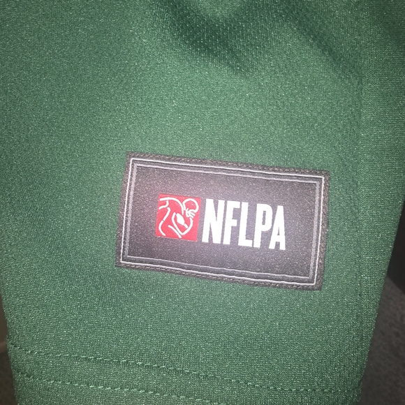 LPA Green Men's Football Jersey with White Number 5 - Picture 4 of 4